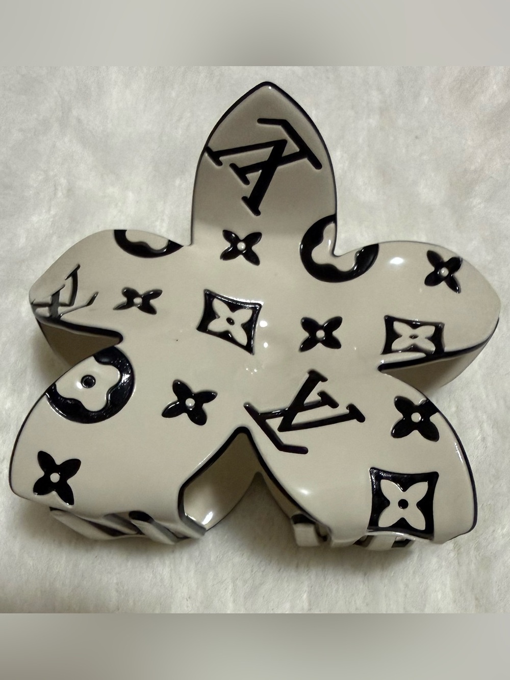Monogram Hair Claw/ Hair Accessory